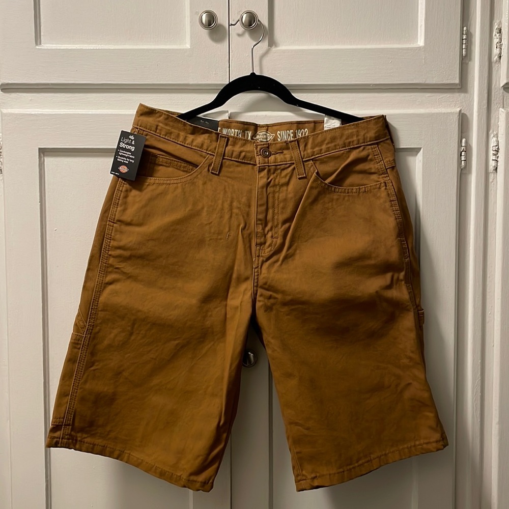 Dickies Carpenter Shorts - 30 - Brown - New